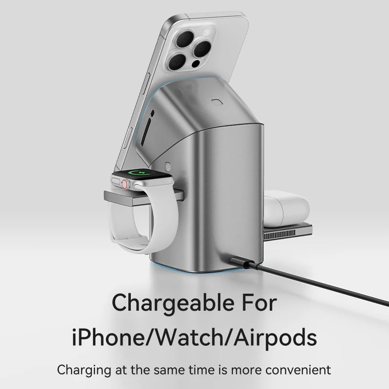 3-in-1 MagSafe Qi2 Charger | Fast, Safe & Stylish