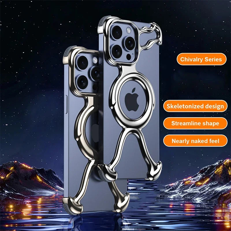 Premium Magnetic Case for iPhone - Frameless Electroplated Design