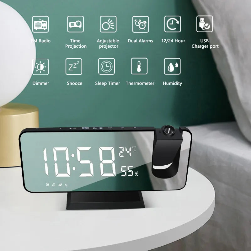 LED Digital Alarm Clock Table Watch