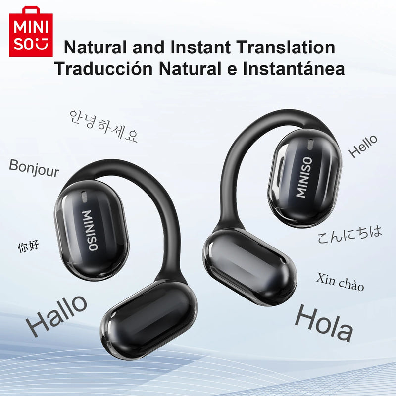 AI Translator Earbuds: Bluetooth AI Translation Headphones for Office and Travel