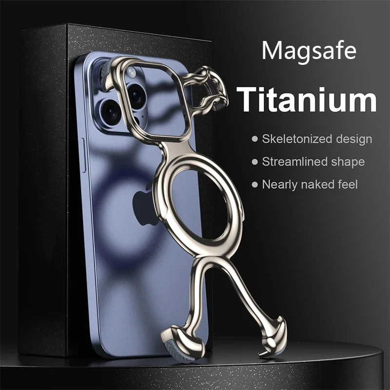 Premium Magnetic Case for iPhone - Frameless Electroplated Design