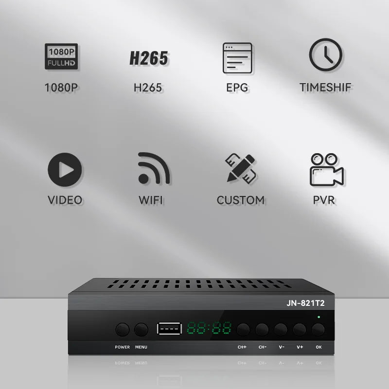 Full HD TV Box with PVR and Universal DVB-C/T/T2 Compatibility