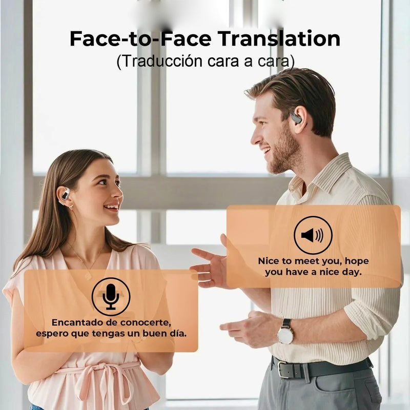 AI Translator Earbuds – Real-Time Translation & HiFi Audio