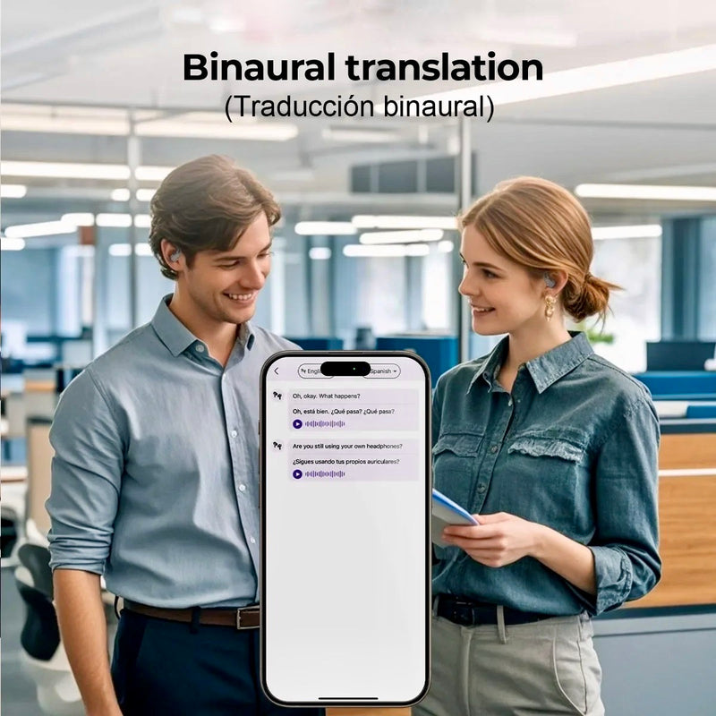 AI Translator Earbuds – Real-Time Translation & HiFi Audio