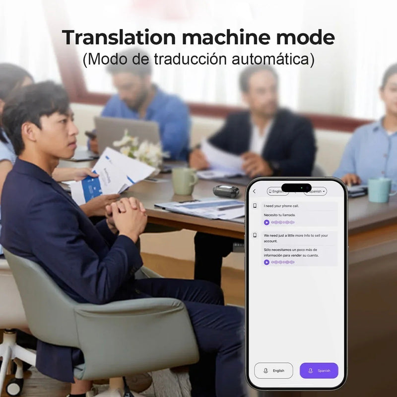 AI Translator Earbuds – Real-Time Translation & HiFi Audio