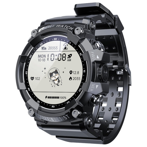 LOKMAT ATTACK 3 Reloj inteligente deportivo con pantalla TFT de 1,28 pulgadas, compatible con llamadas Bluetooth.