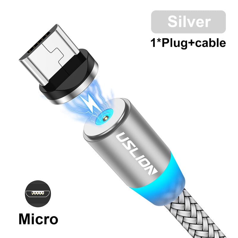 USLION Magnetic USB Cable For Smartphone