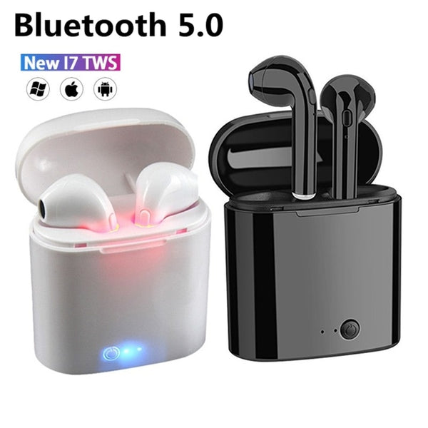 Hot SALE! I7s TWS Auricular Bluetooth para todos los teléfonos inteligentes Auriculares deportivos Auriculares estéreo Auriculares inalámbricos Bluetooth en la oreja