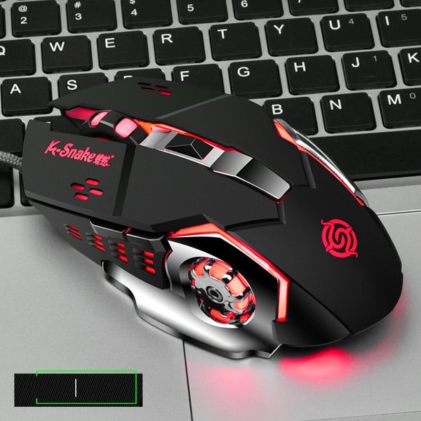 Viper Competition Q5 USB Wired 4 Grades DPI 1200/1600/2400/3200 6 Buttons Online Games Competitive Mouse