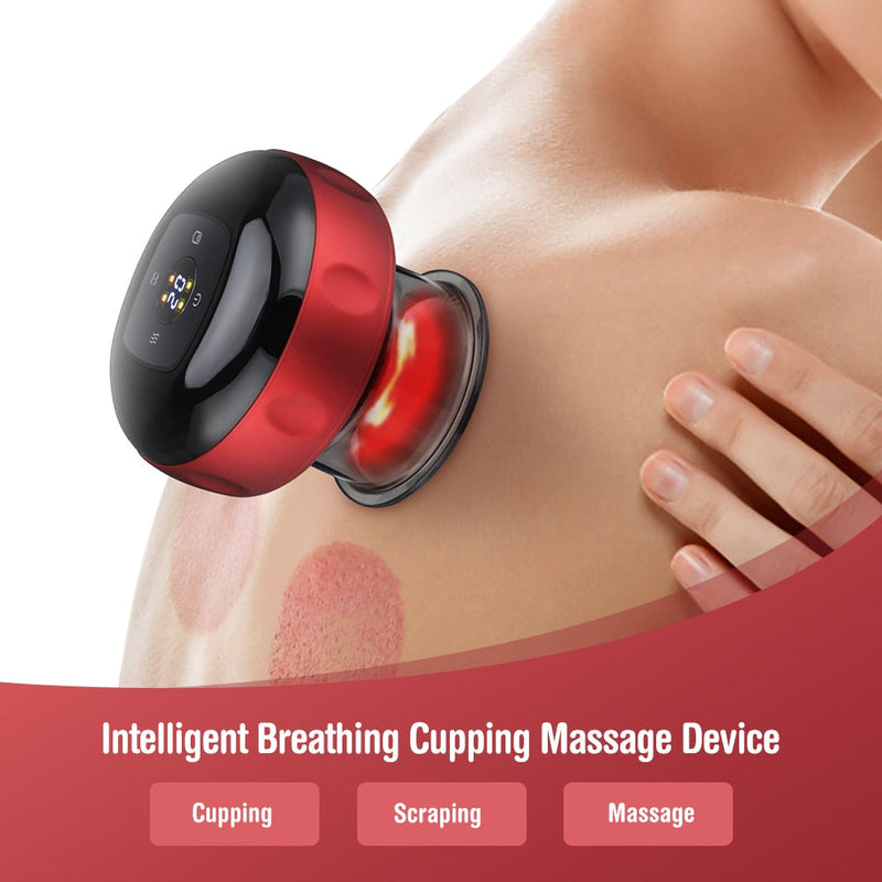 Electric Cupping Massage Device, Wireless Vacuum Suction Cup